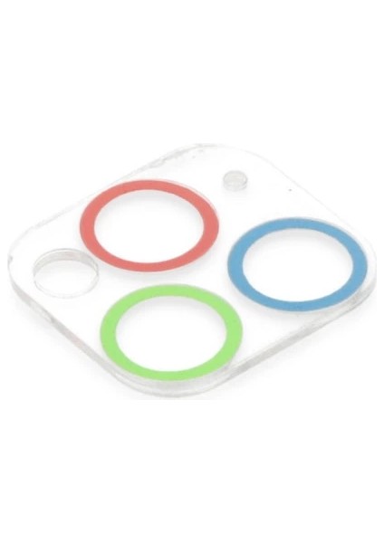Iphone 11 Pro Max Renkli Kamera Lens Koruma Cam - Mavi-Yeşil modelleri
