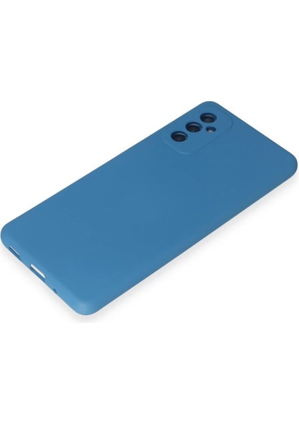 Samsung Galaxy M52 5g Kılıf Nano Içi Kadife Silikon - Mavi fırsatları