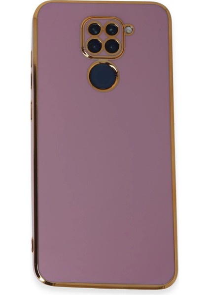 Xiaomi Redmi Note 9 Kılıf Volet Silikon - Mor