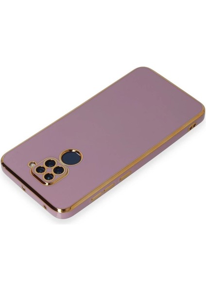 Xiaomi Redmi Note 9 Kılıf Volet Silikon - Mor modelleri
