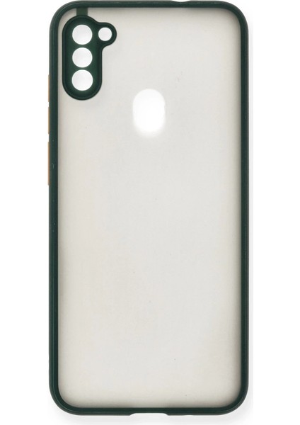 Samsung Galaxy A11 Kılıf Montreal Silikon Kapak - Yeşil fiyatları