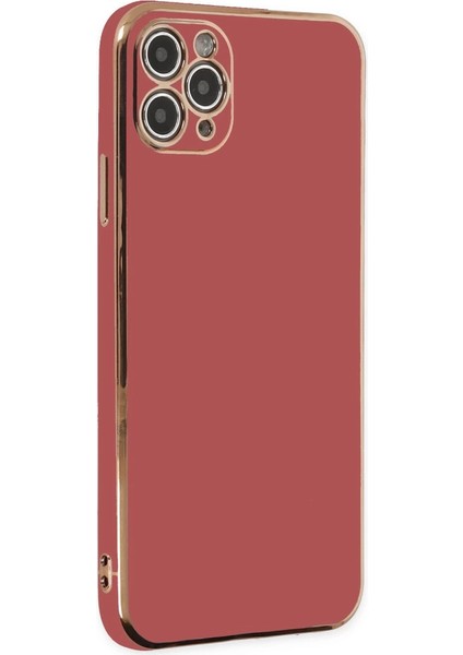 Iphone 11 Pro Max Kılıf Volet Silikon - Kırmızı