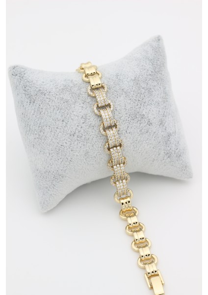 Stil Incisi/xupıng Jewelry Halat Model Zirkon Taşlı Bileklik