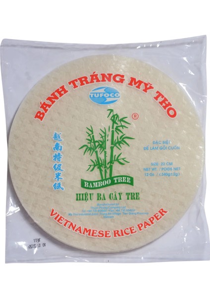 Pirinç Yufkası / Rice Paper - 340 gr
