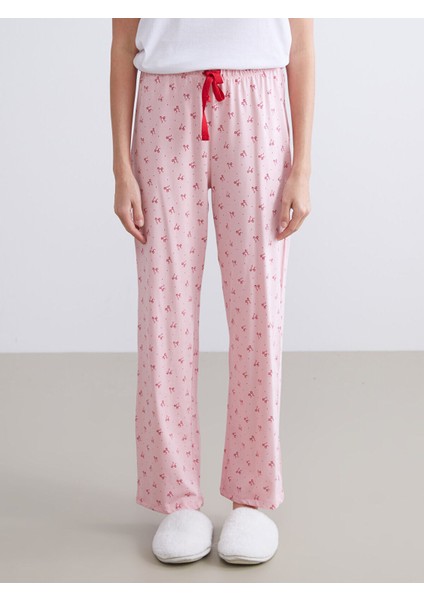 Peak Yeni Sezon Beli Lastikli Desenli Kadın Pijama Altı fiyatları