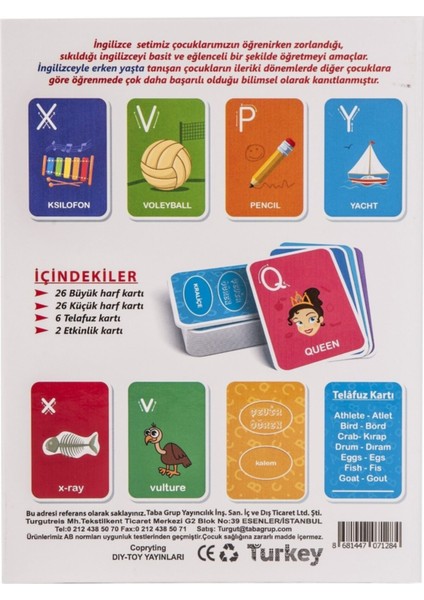 Dıytoy Ingilizce Alfabe indirimleri