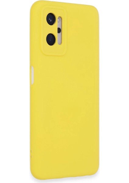 Realme 9i 4g Kılıf Nano Içi Kadife Silikon - Sarı fiyatları