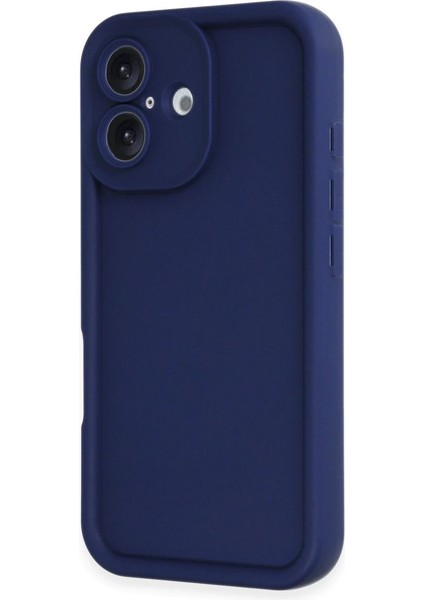 Iphone 16 Kılıf Viera Silikon - Lacivert