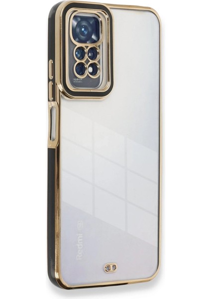 Xiaomi Redmi Note 11 Kılıf Liva Lens Silikon - Siyah