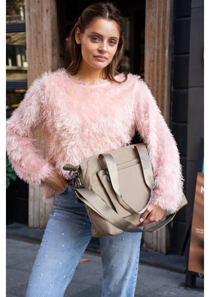 Sn 6019 Kadın Suya Dayanıklı Paraşüt Kumaş El Omuz Çantası Kol Çantası Çapraz Çantası fırsatları