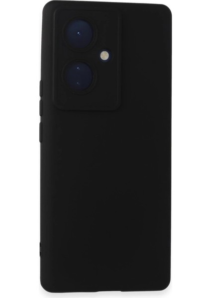 Vivo V29 Lite Kılıf Nano Içi Kadife Silikon - Siyah