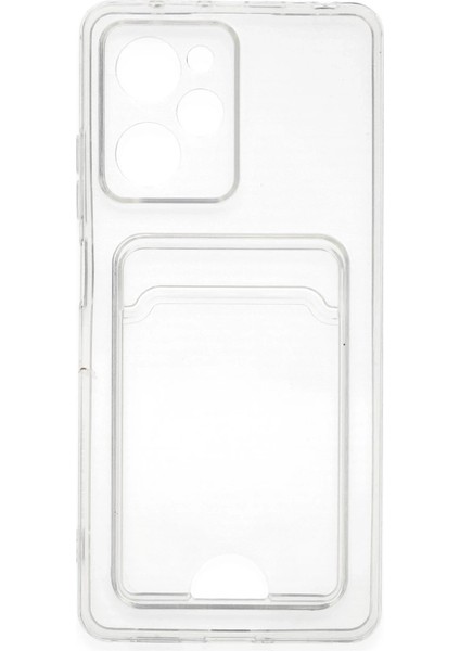 Xiaomi Poco X5 Pro 5g Kılıf Kart Şeffaf Silikon - Şeffaf modelleri