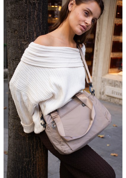 Sn 6015 Kadın Suya Dayanıklı Paraşüt Kumaş El Omuz Çantası Kol Çantası Çapraz Çantası fırsatları