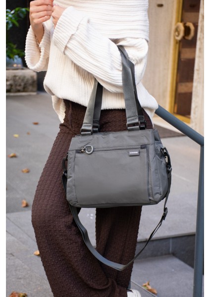 Sn 6015 Kadın Suya Dayanıklı Paraşüt Kumaş El Omuz Çantası Kol Çantası Çapraz Çantası modelleri