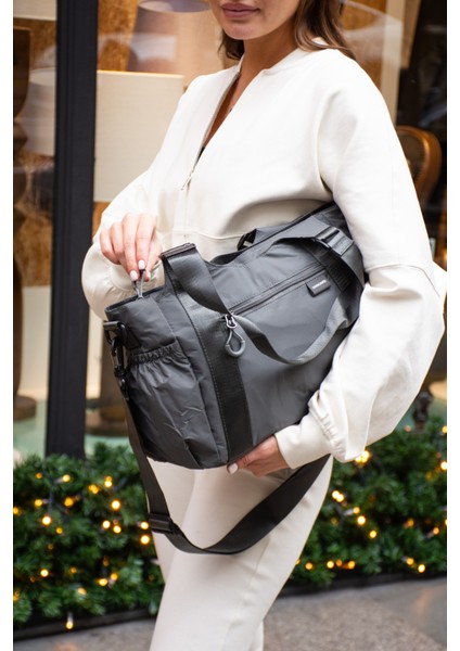 Sn 6018 Kadın Suya Dayanıklı Paraşüt Kumaş El Omuz Çantası Kol Çantası Çapraz Çantası indirimleri