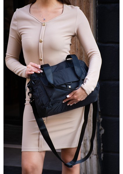 Sn 6016 Kadın Suya Dayanıklı Paraşüt Kumaş El Omuz Çantası Kol Çantası Çapraz Çantası fırsatları