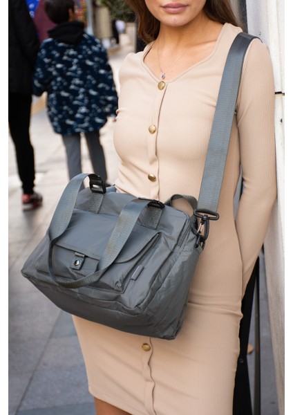 Sn 6016 Kadın Suya Dayanıklı Paraşüt Kumaş El Omuz Çantası Kol Çantası Çapraz Çantası fiyatları