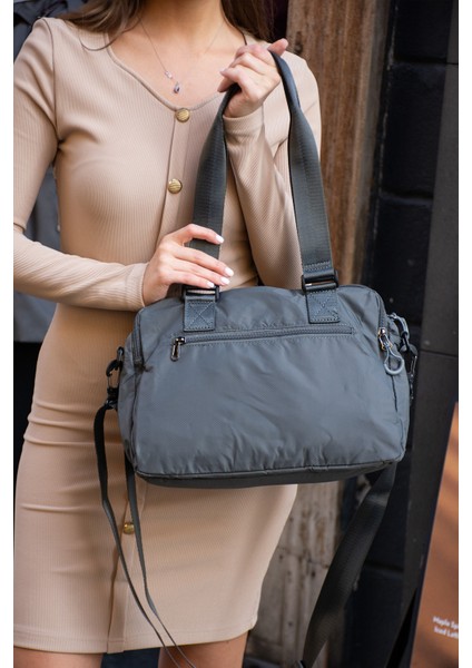 Sn 6016 Kadın Suya Dayanıklı Paraşüt Kumaş El Omuz Çantası Kol Çantası Çapraz Çantası fırsatları