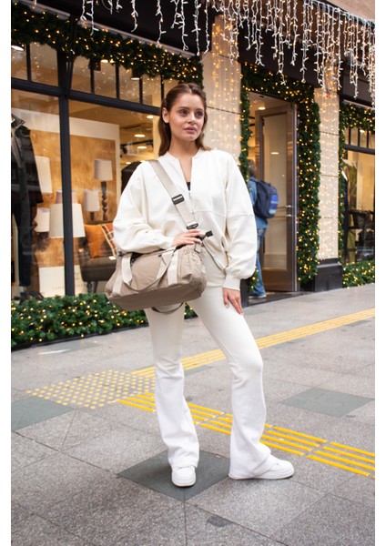 Sn 6018 Kadın Suya Dayanıklı Paraşüt Kumaş El Omuz Çantası Kol Çantası Çapraz Çantası fırsatları