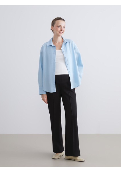 Yeni Sezon Beli Lastikli Hamile Eşofman Altı