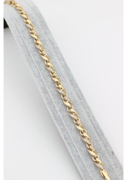 Stil Incisi/xupıng Jewelry Figaro Zirkon Taşlı Bileklik modelleri