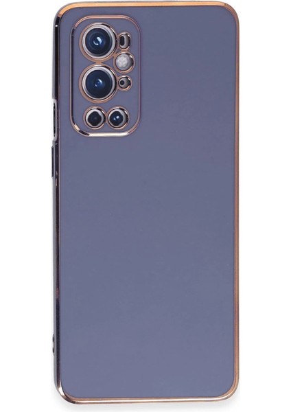 One Plus 9 Pro Kılıf Volet Silikon - Mavi
