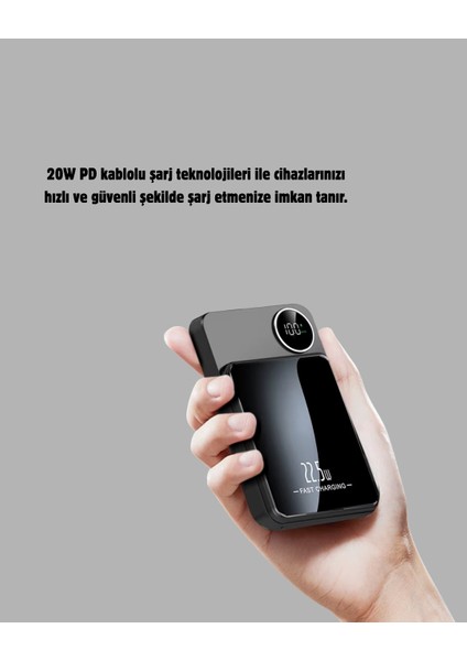 Buğz Manyetik Güç Bankası 15W Kablosuz 20W Pd Hızlı Şarj modelleri