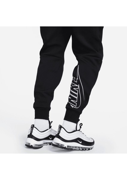 Tech Fleece Graphic Jogger Siyah Erkek Eşofman Altı-Sportxoutlet indirimleri