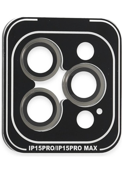 Joko Iphone 15 Pro Max Pvd Metal Kamera Lens - Gri