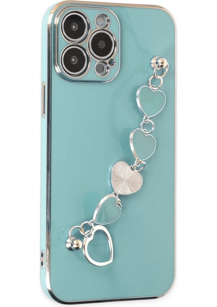 Iphone 13 Pro Max Kılıf Esila Silikon - Su Yeşili