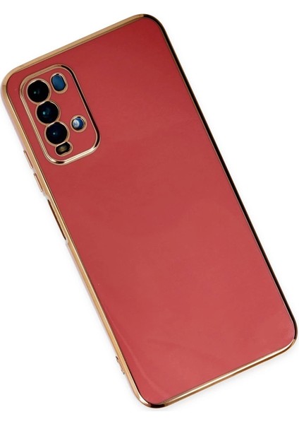 Xiaomi Redmi 9t Kılıf Volet Silikon - Kırmızı modelleri