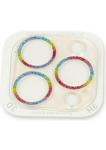 Iphone 13 Pro Max Shine Kamera Lens Koruma Cam - Rainbow fiyatları