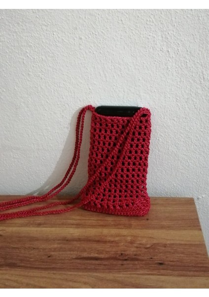 El Örgüsü Telefon Çantası