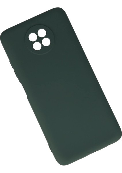 Xiaomi Redmi Note 9 5g Kılıf Nano Içi Kadife Silikon - Koyu Yeşil fiyatları