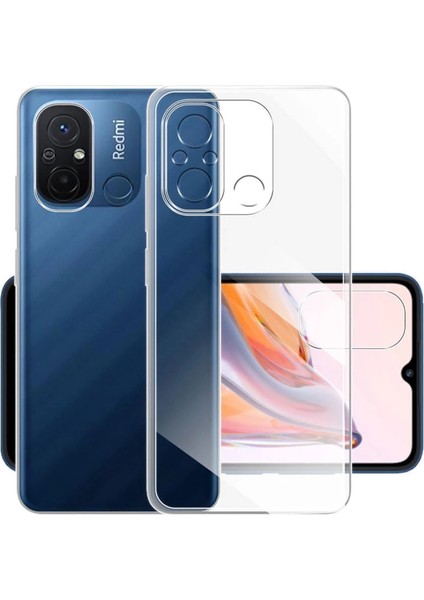 Xiaomi Redmi 12C Kılıf Lüx Şeffaf Silikon