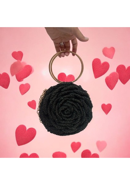 Kağıt Ipten Gül Çanta fiyatları