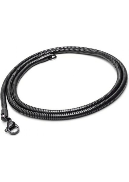 Erkek Spiral Çelik Kolye 3mm modelleri