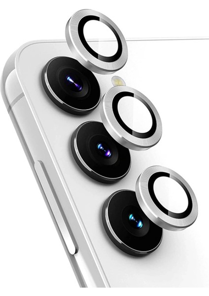 Samsung Galaxy A25 5g Valdez Metal Kamera Lens - Gümüş
