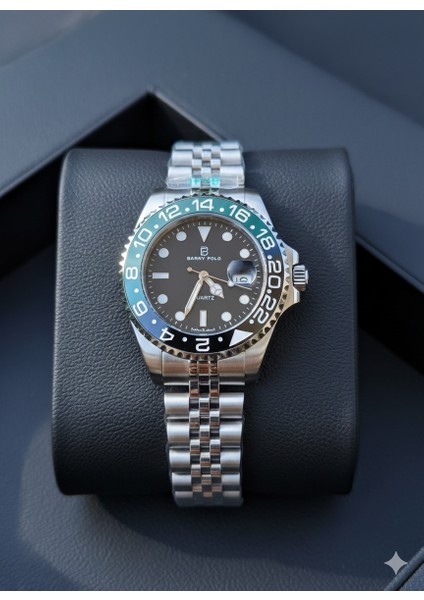 Gmt Master Model Jubile Kordon Yeşil Siyah Sprite Renk Bezel 904L Çelik, Vidalı Tepe 5 Atm Su Geçirmez Erkek Saat fiyatları