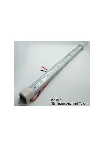 24V 100CM Alüminyum Gövde Anahtarlı LED Tavan Lamba Beyaz