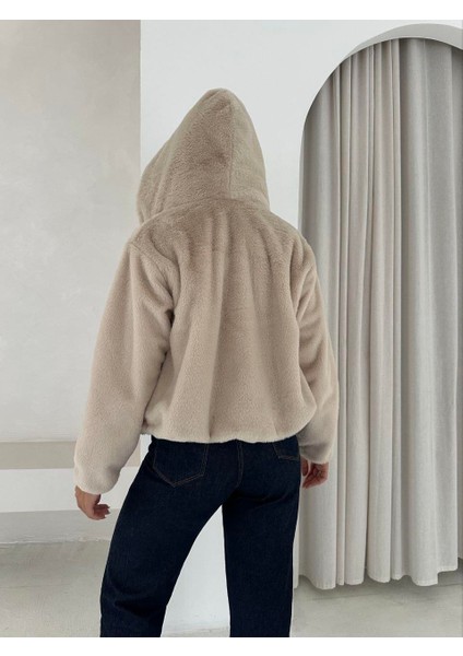 Kadın Fermuarlı Astarlı Rabbit Bomber Mont modelleri