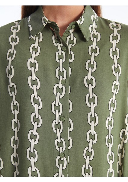 Yeni Sezon Desenli Kadın Gömlek Tunik modelleri