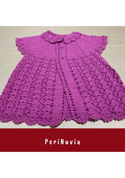 El Işi Kız Çocuk Yelek – 2-4 Yaş Arası – Örgü Model Şık Tasarım