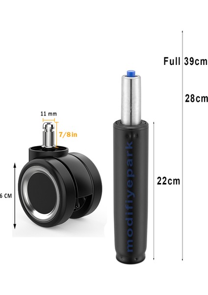 Oyuncu Koltuğu Tekeri Ofis Koltuğu Amortisörü Çalışma Koltuğu Tekeri Koltuk Pistonu fiyatları
