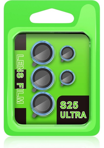 Samsung Galaxy S25 Ultra Raze Metal Kamera Lens - Mavi