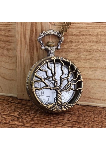 Hayat Ağacı Tasarımı Köstekli Saat ALK2612