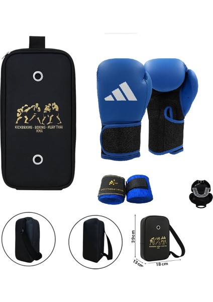 ADIH25 HBYRID25 Boks Eldiveni Kick Boks Muay Thai Eldiveni 3'lü Set ve Eldiven Taşıma Çantalı