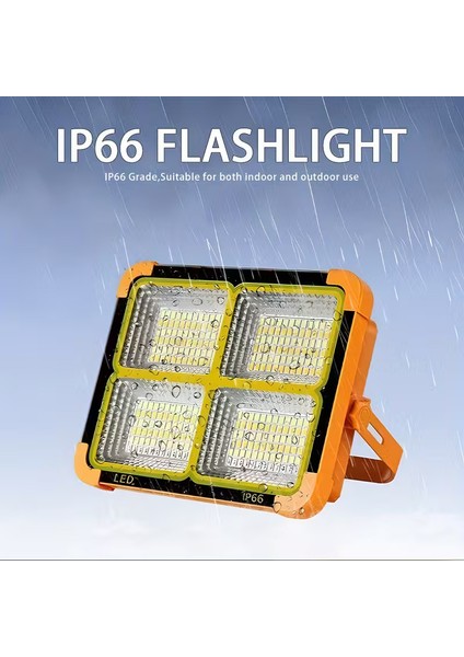 Solar Güneş Enerjili Taşınabilir 200W Projektör Çakarlı indirimleri