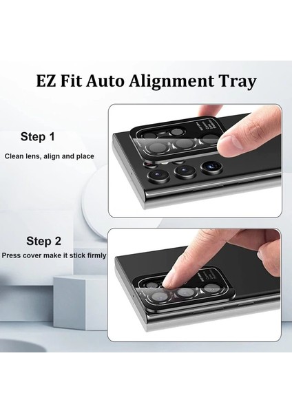 Samsung Galaxy S23 Ultra Valdez Metal Kamera Lens - Kırmızı modelleri