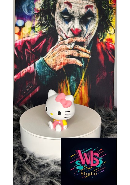 Sevimli Hello Kitty Masaüstü Figürü | Sanrio Karakter Heykeli | Organik | Yeni Nesil Oyuncak 5,5cm modelleri
